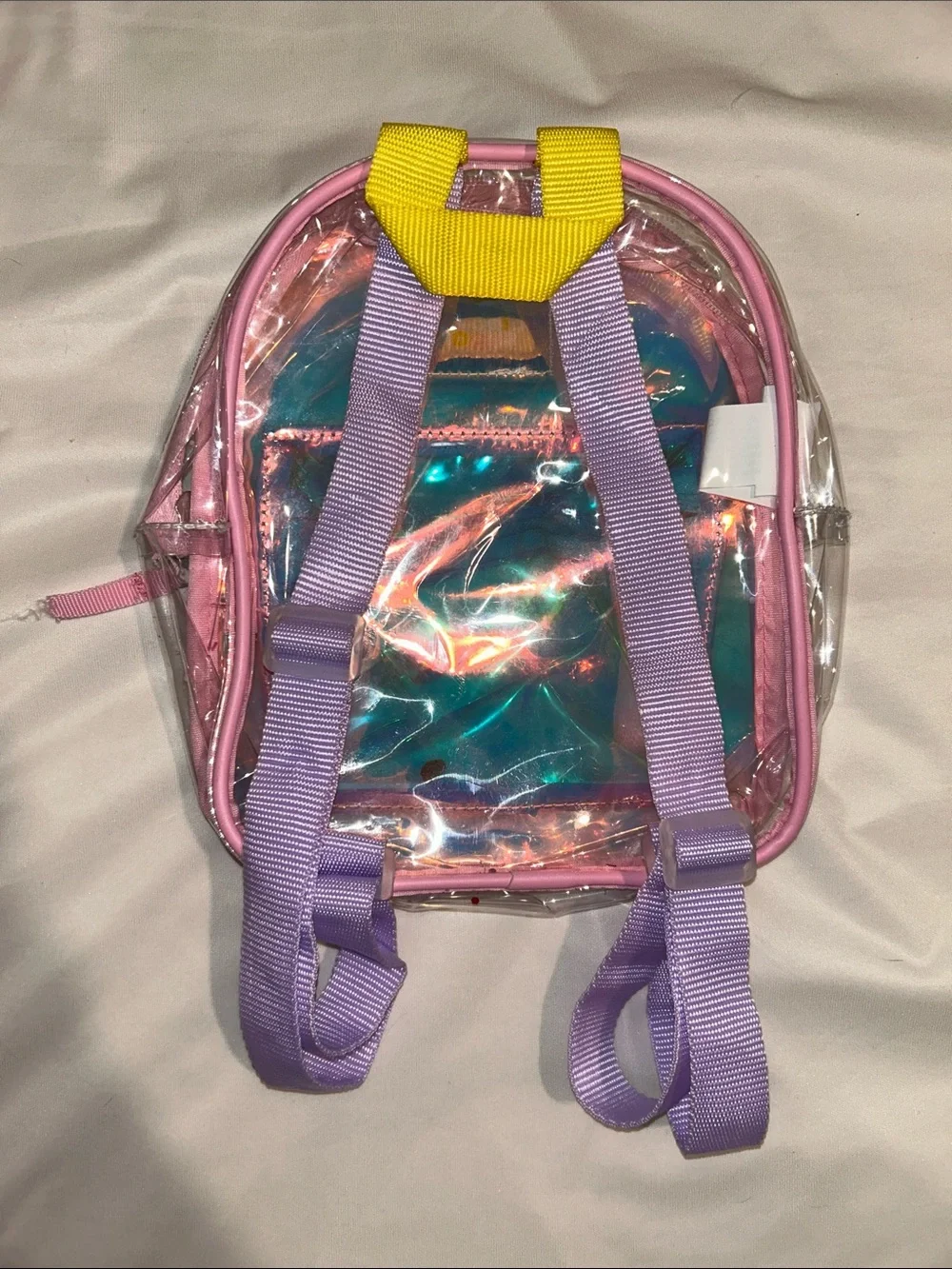 Kids Iridescent Pink & Blue Mini Backpack